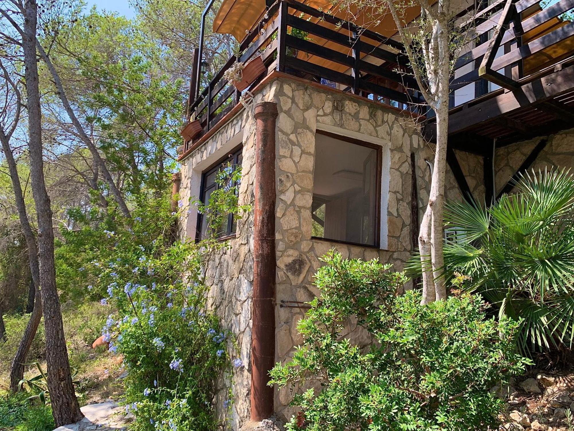 La Casita Del Bosque Apartment Sant Pere De Ribes Bagian luar foto