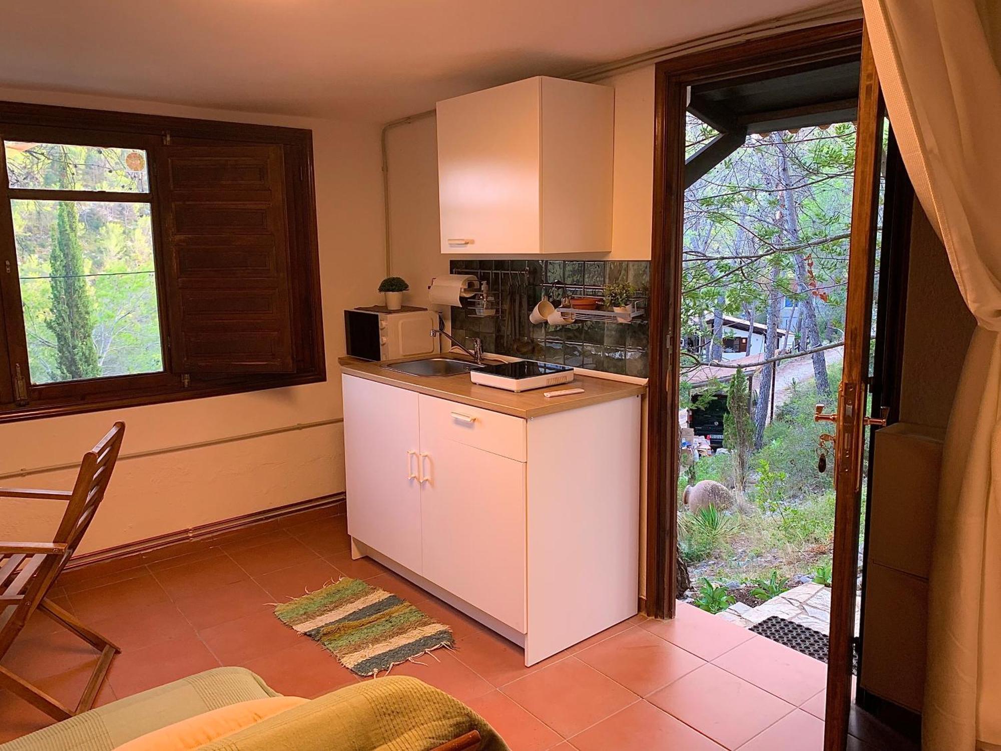 La Casita Del Bosque Apartment Sant Pere De Ribes Bagian luar foto
